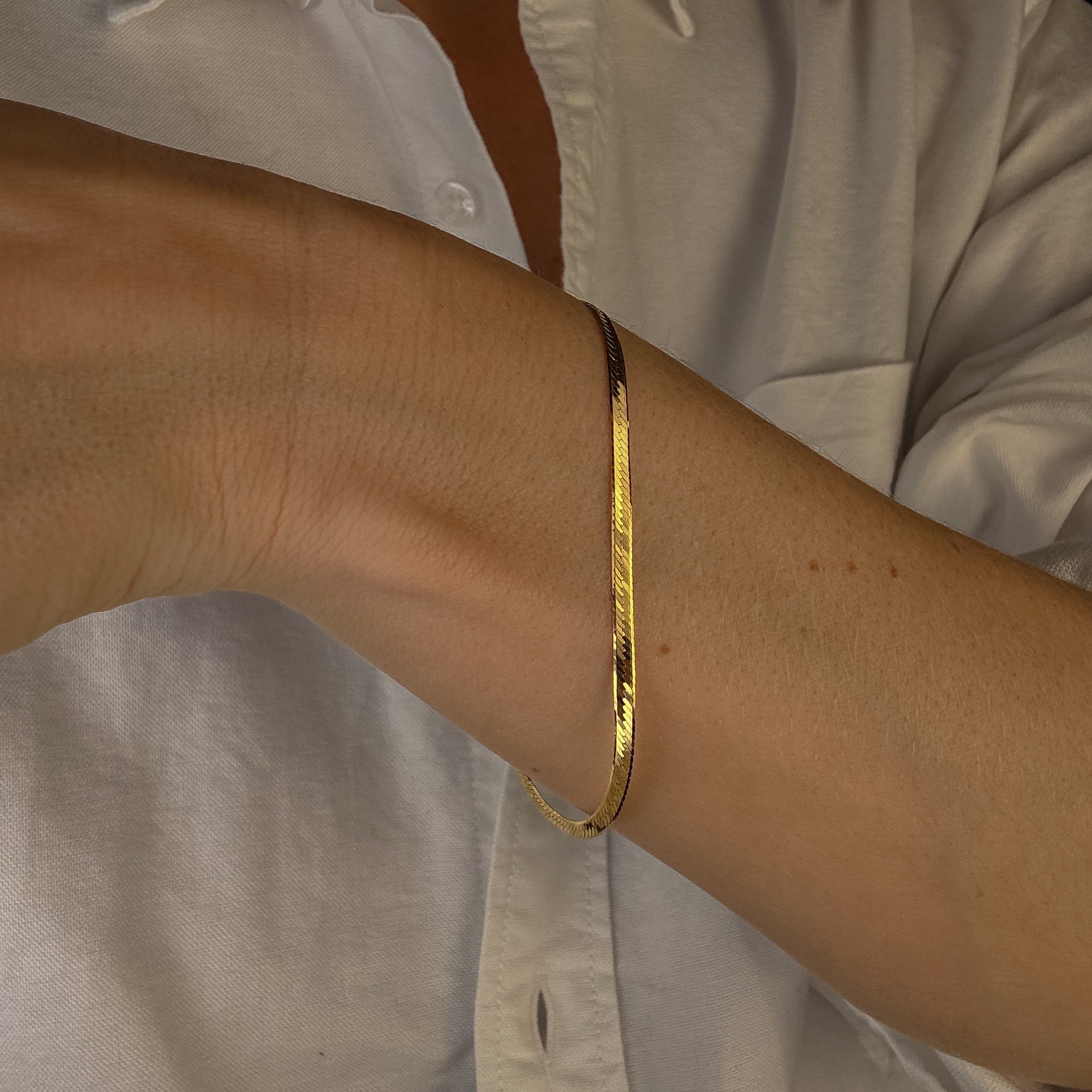 7" Herringbone Bracelet