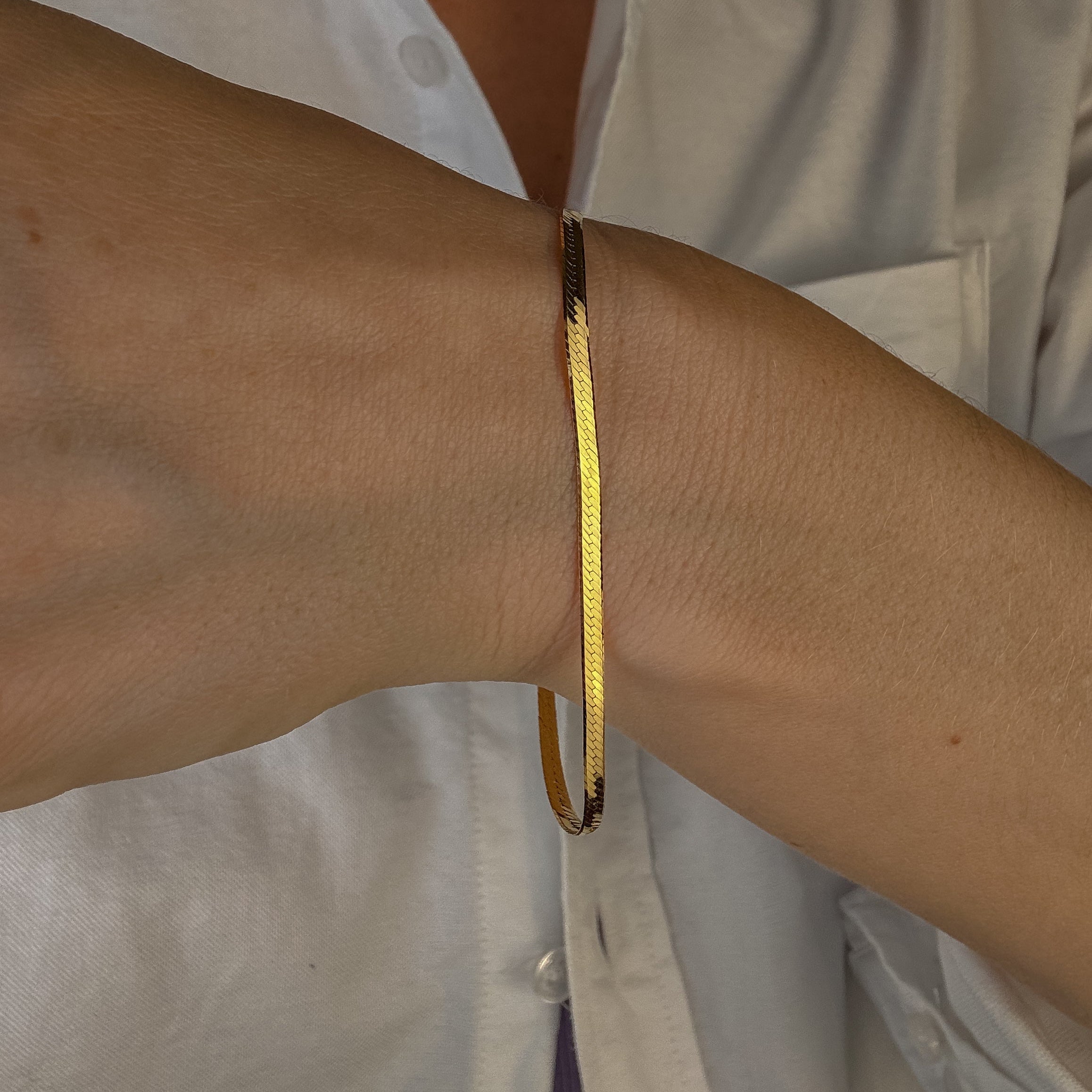 7" Herringbone Bracelet