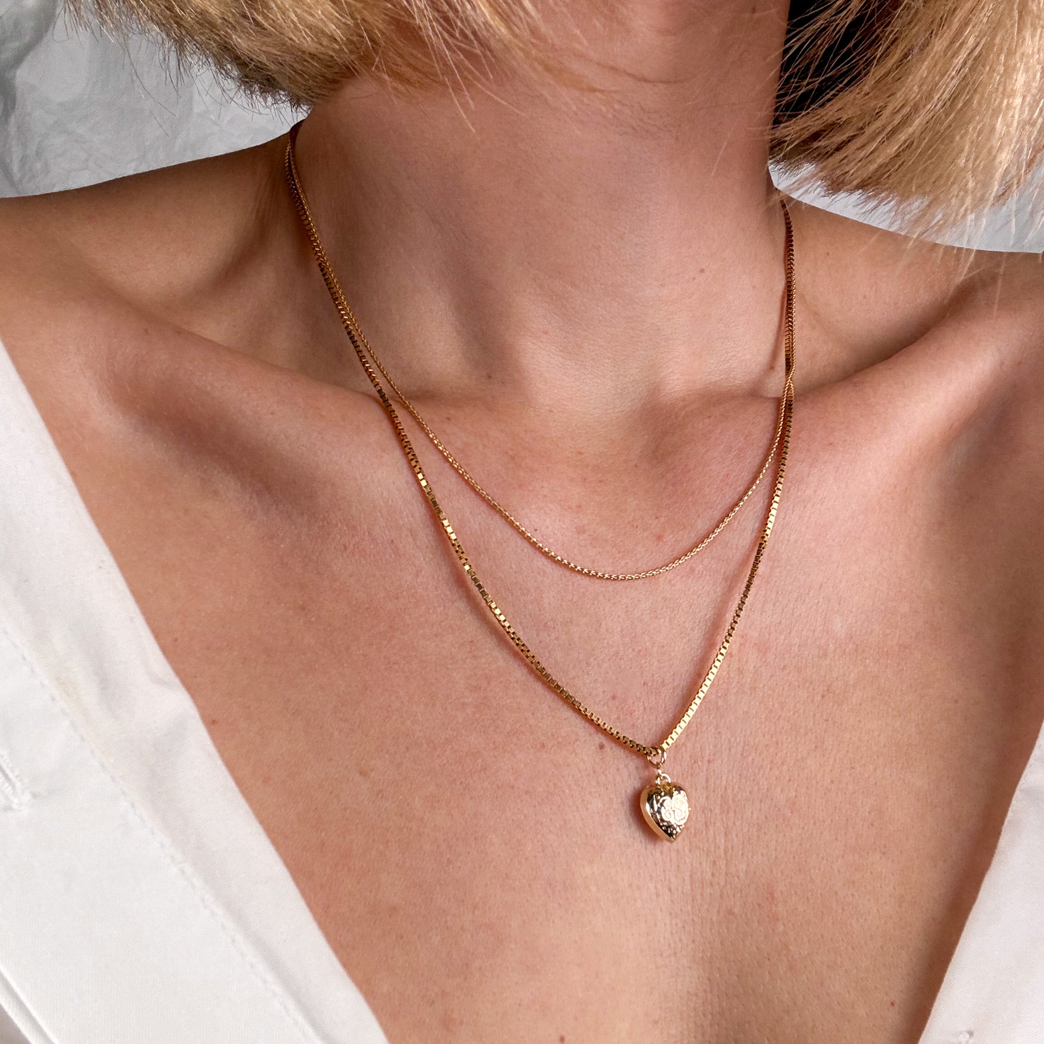 Antique Petite Heart Charm