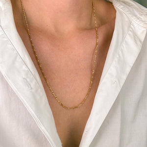 23.5" Figaro Chain Necklace