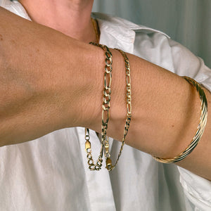 8" Figaro Chain Bracelet