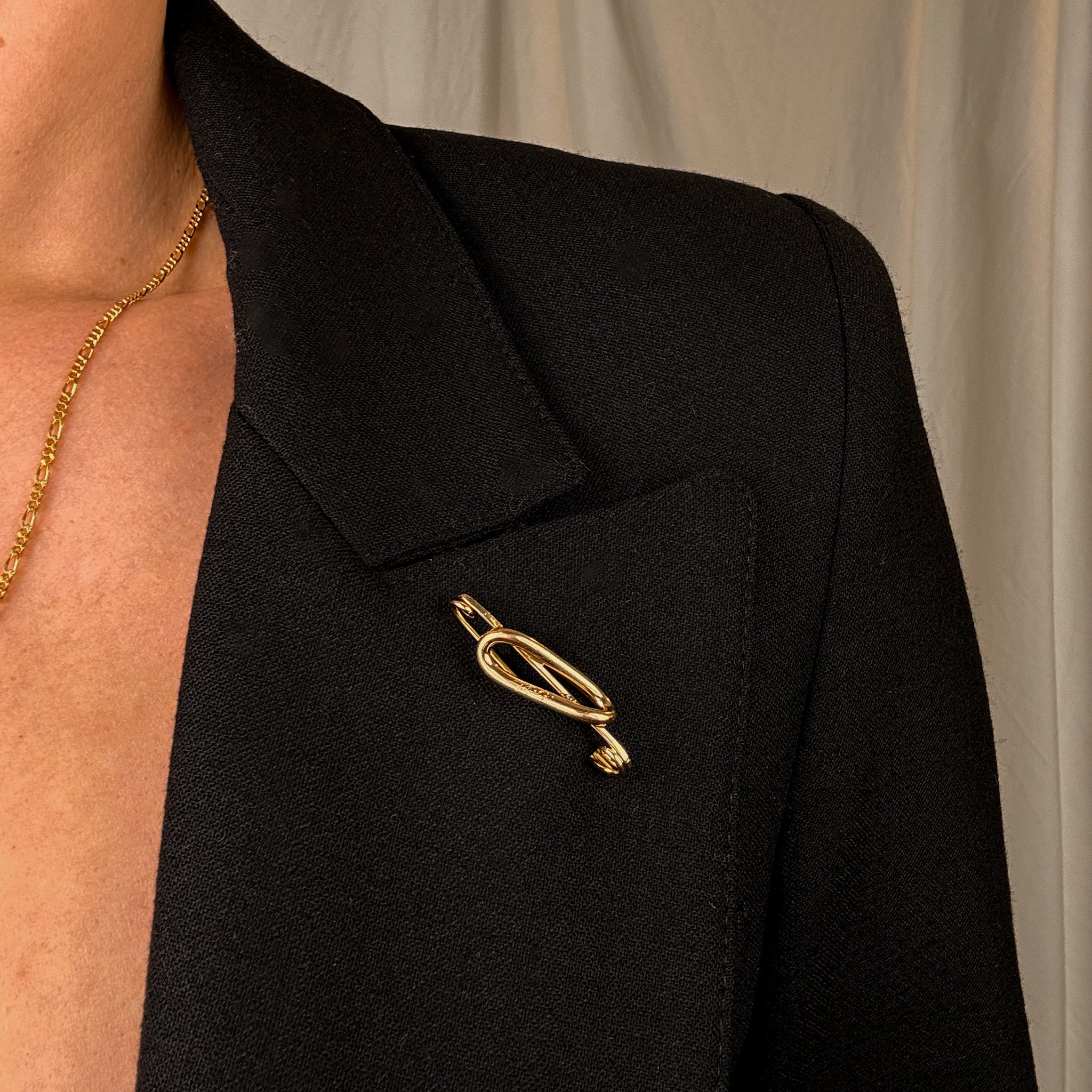 'MG' Gold Pin
