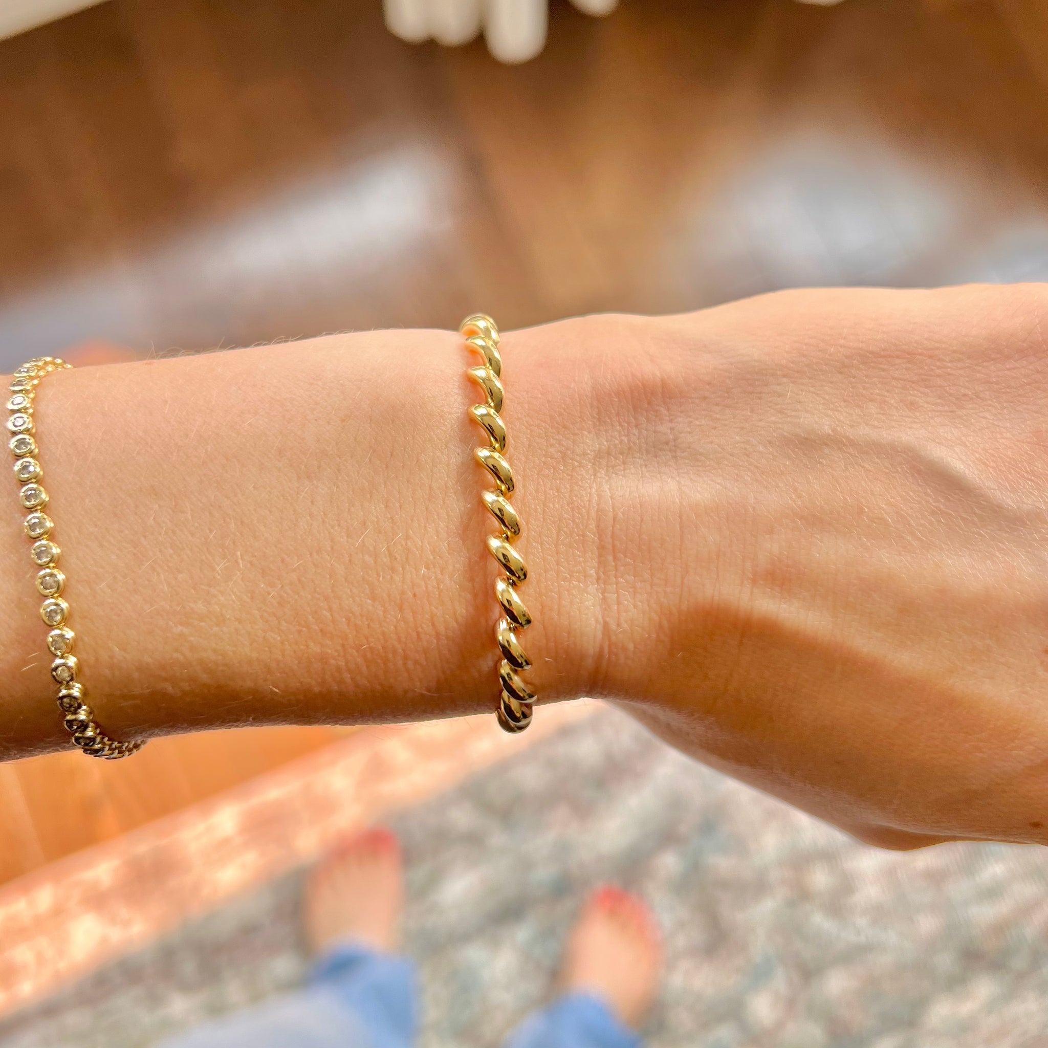 vintage gold san marco bracelet 