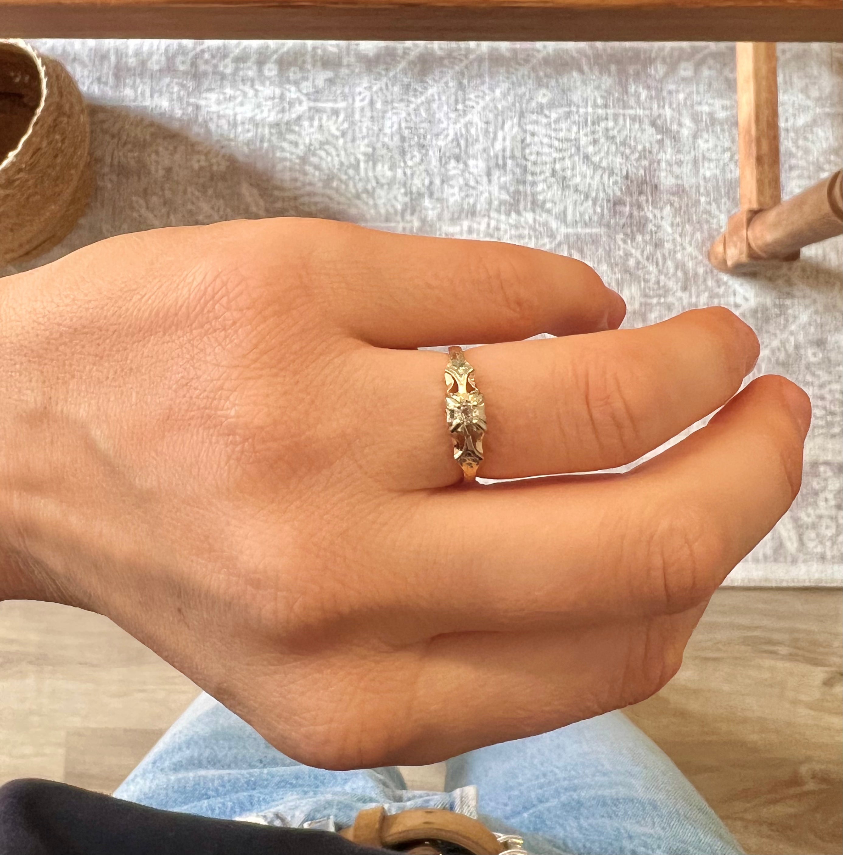 Antique Diamond Engagement Ring