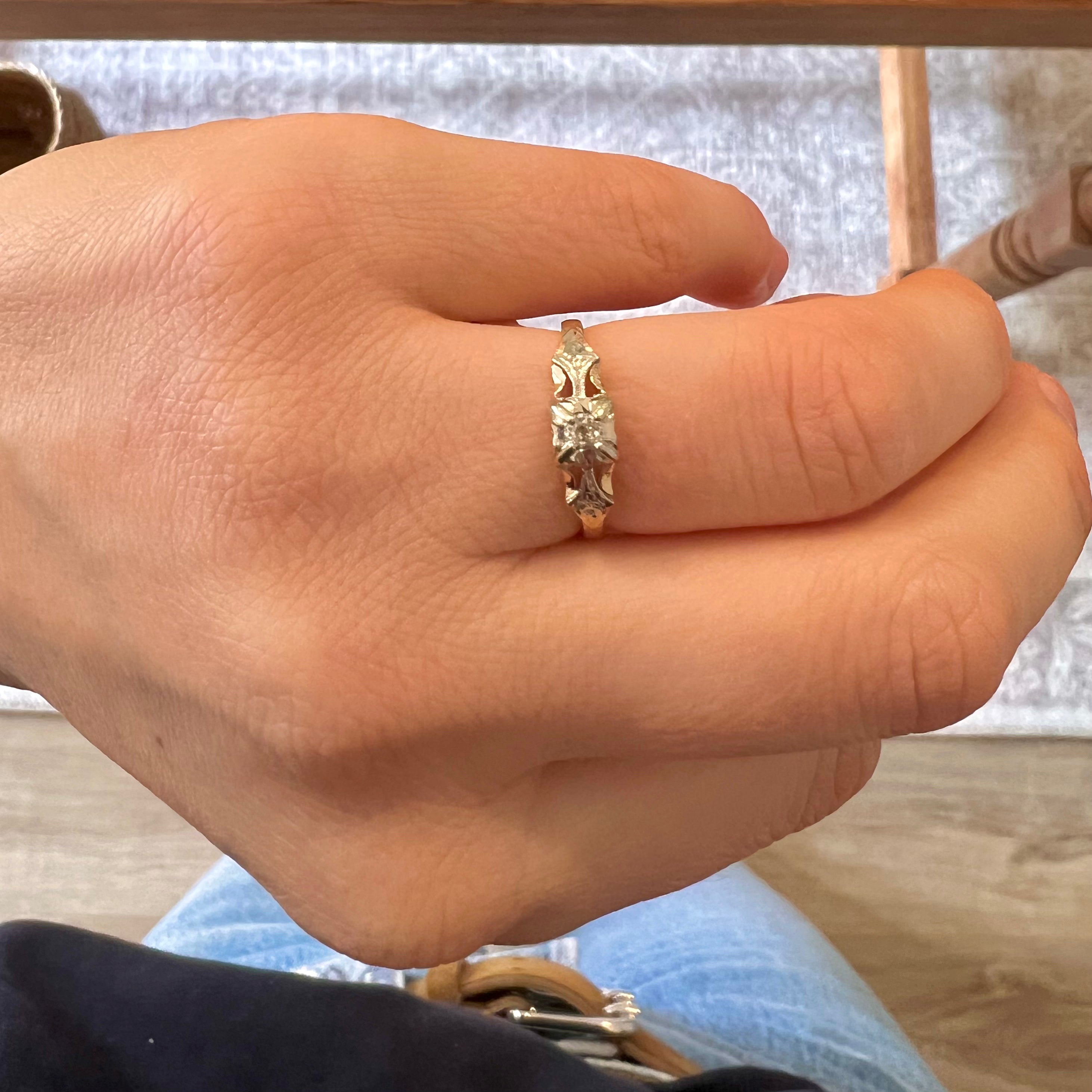 Antique Diamond Engagement Ring