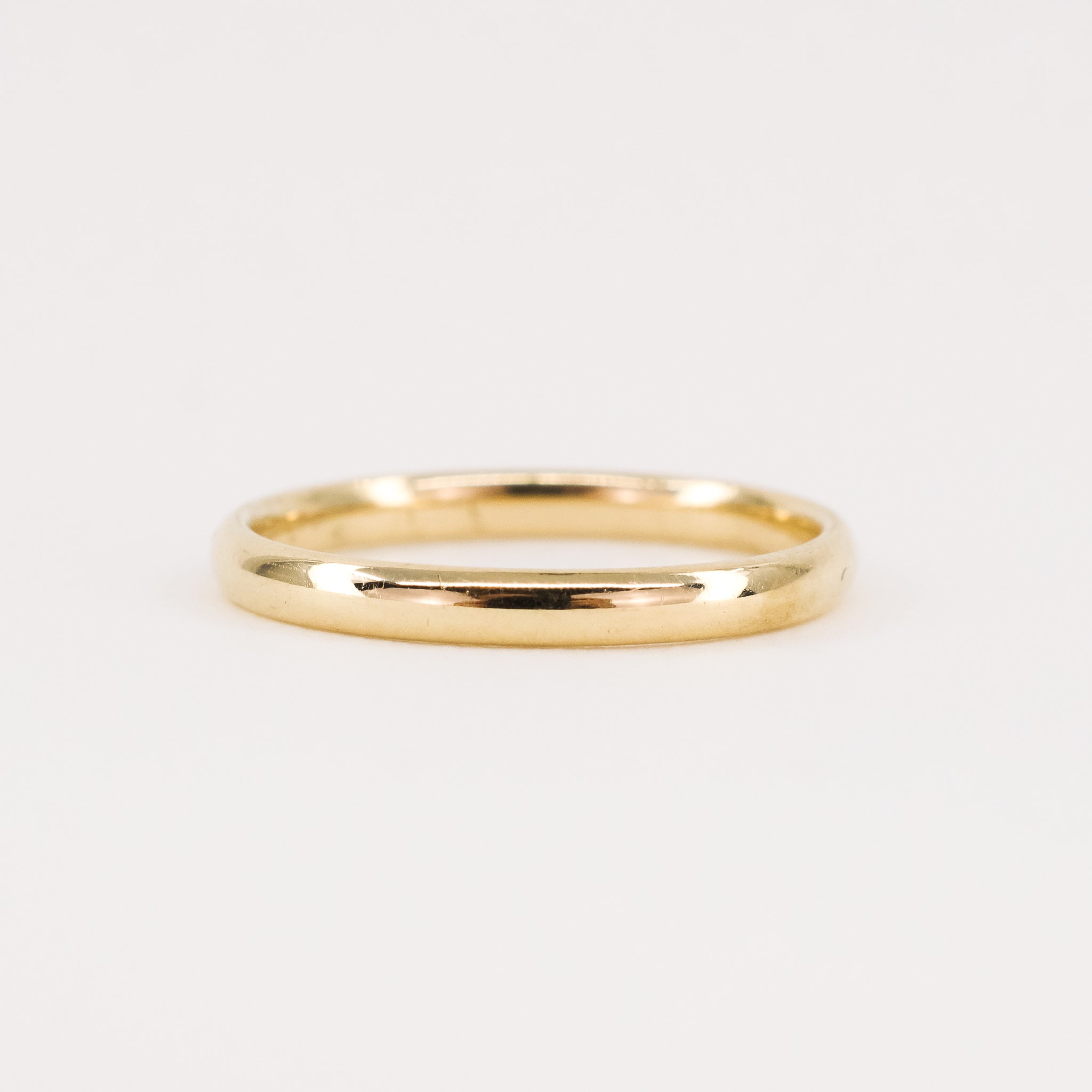 2.2mm Rounded Gold Band (14k)