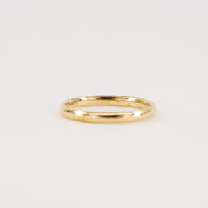 2.2mm Rounded Gold Band (14k)