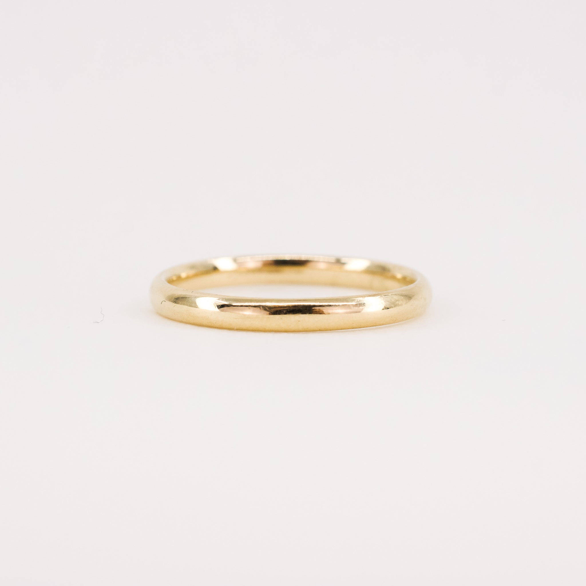 2.2mm Rounded Gold Band (14k)
