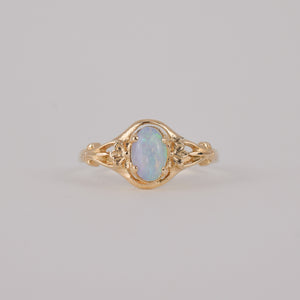 vintage gold opal ring, folklor 