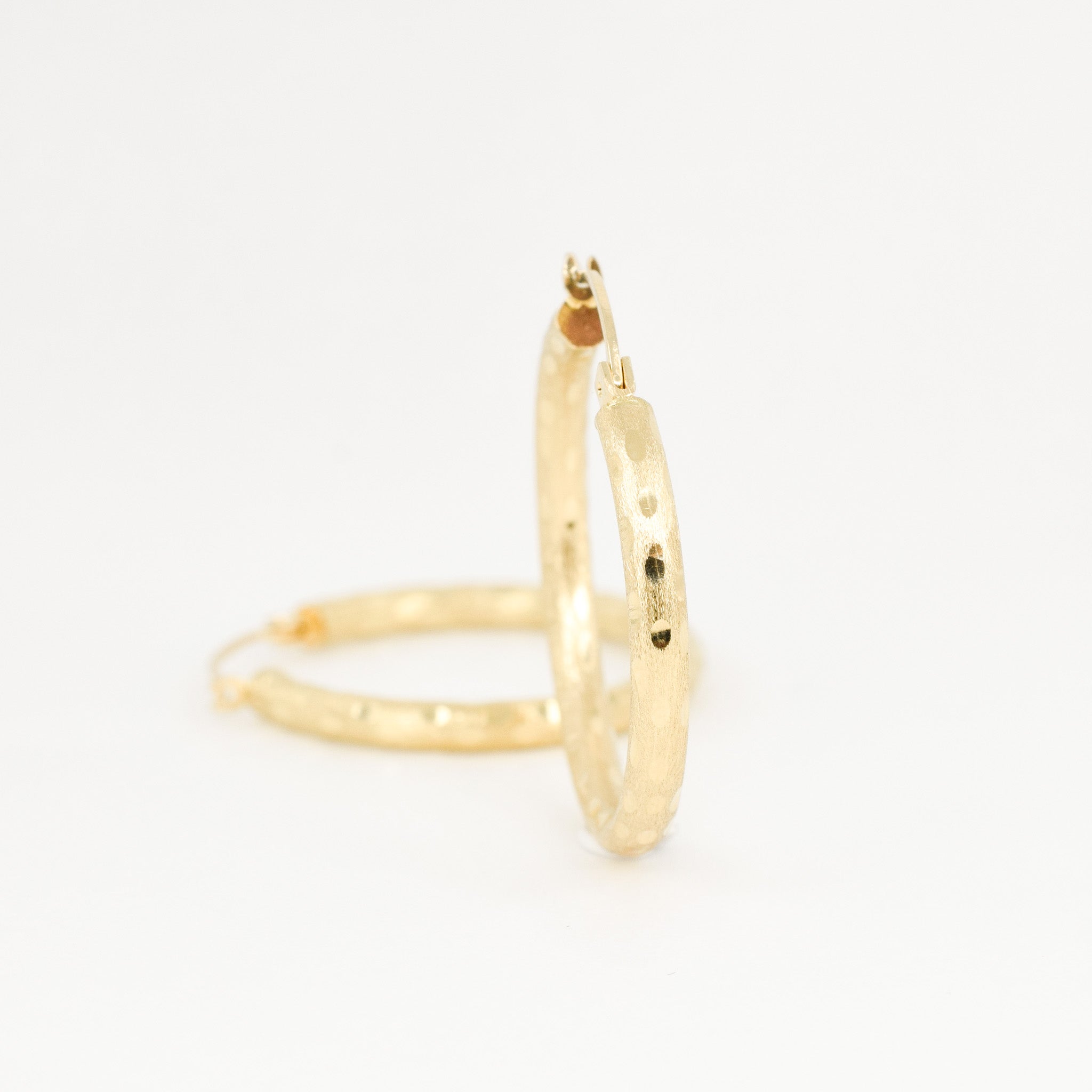 vintage gold hoop earrings, folklor