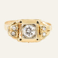 antique diamond ring, folklor vintage jewelry canada