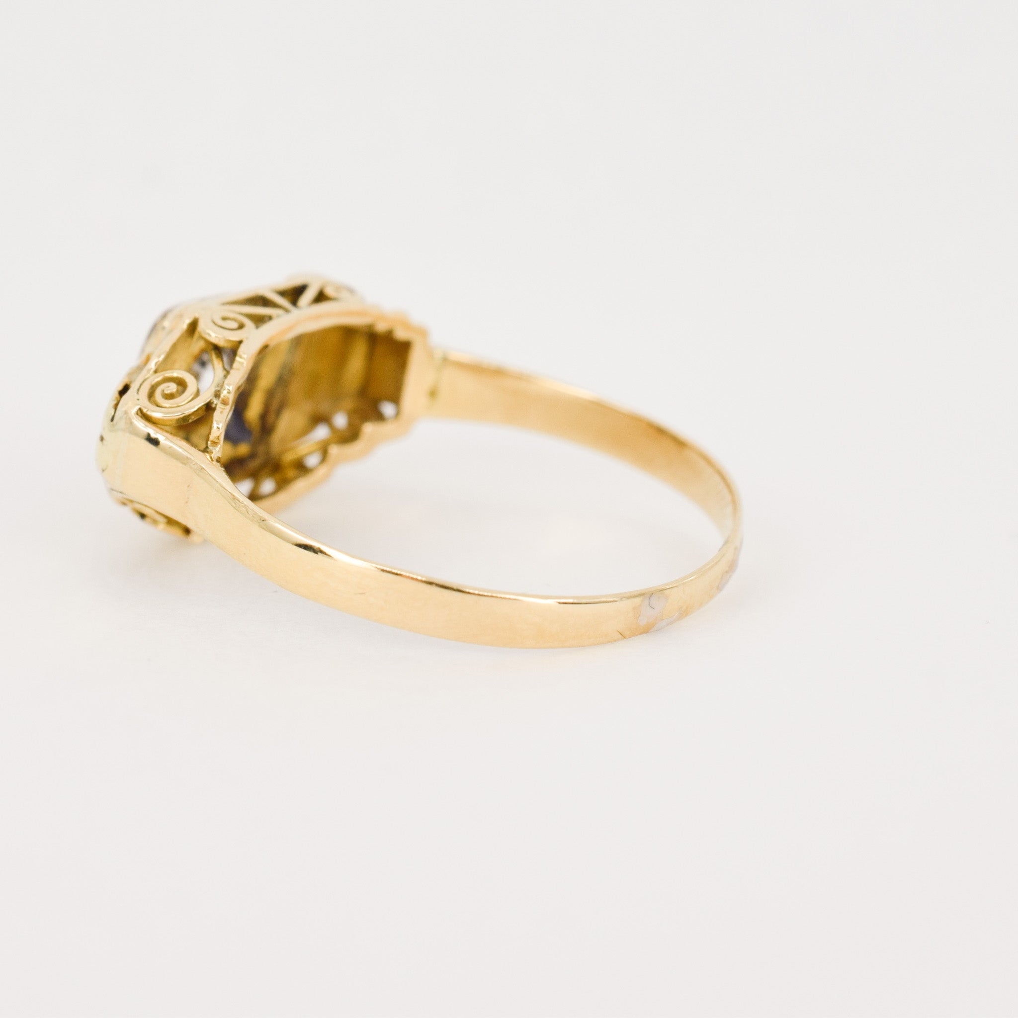antique diamond ring, folklor vintage jewelry canada