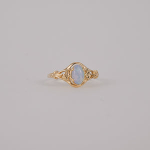 vintage gold opal ring, folklor 