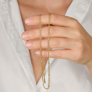 vintage gold chain necklace, folklor vintage jewelry canada