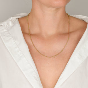 vintage gold chain necklace, folklor vintage jewelry canada