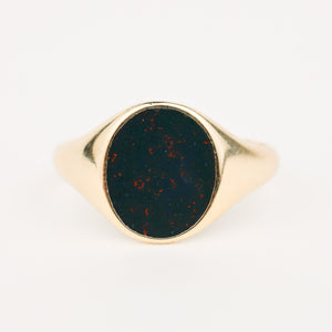 Bloodstone Signet Ring