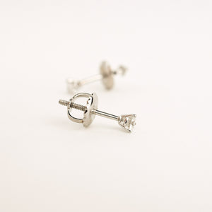 diamond stud earrings, folklor vintage jewelry canada