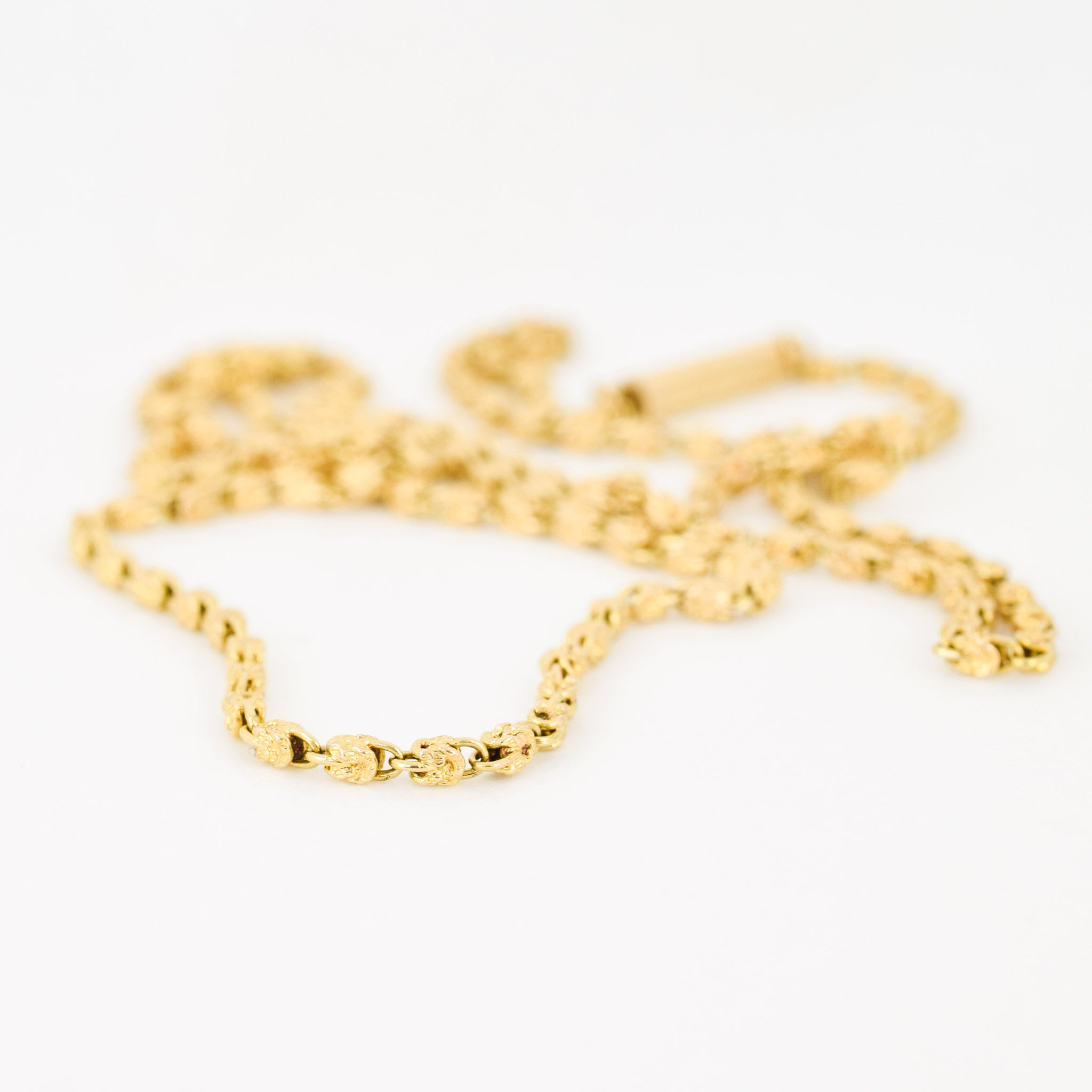 vintage gold nugget chain necklace, folklor vintage jewelry canada