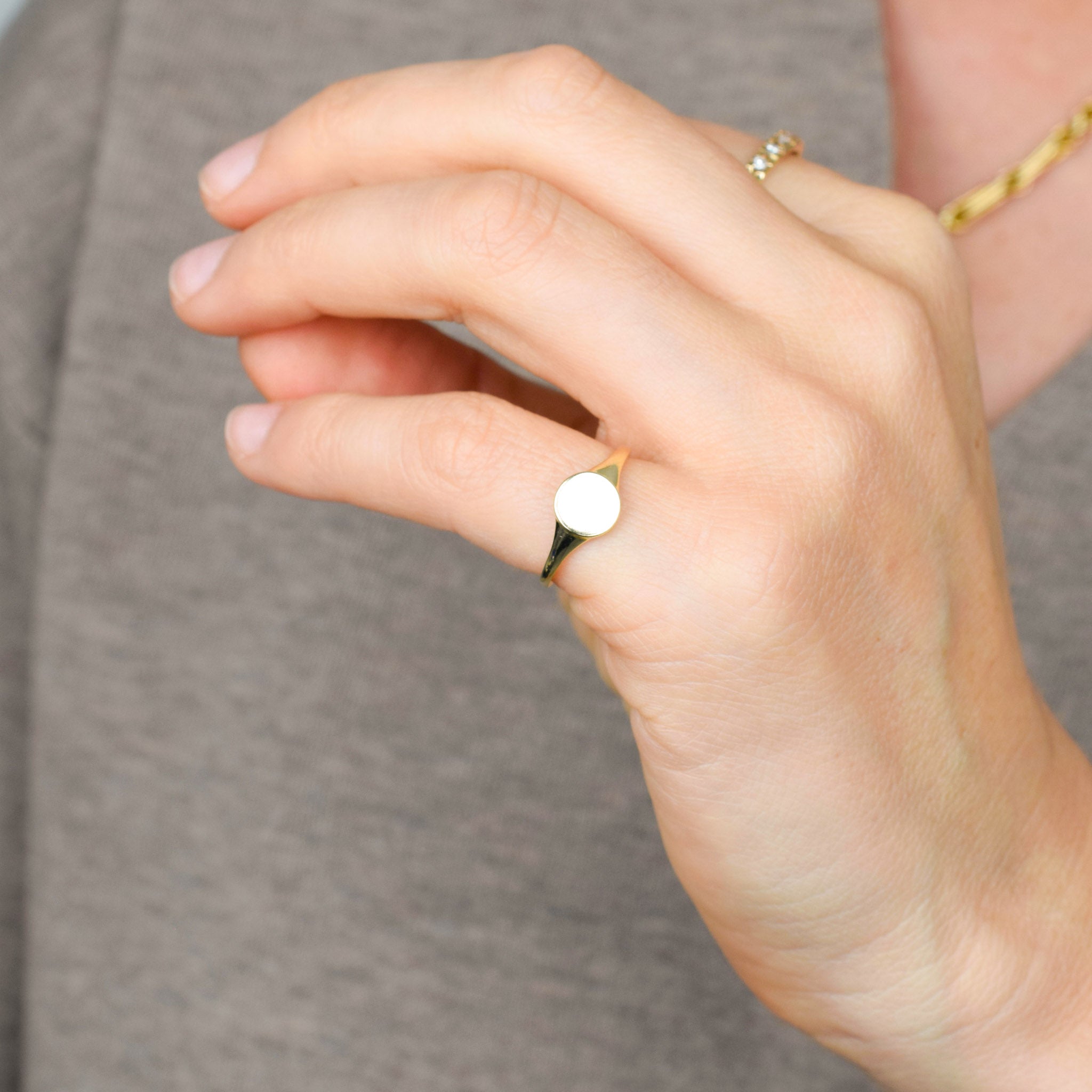Sleek Signet Ring