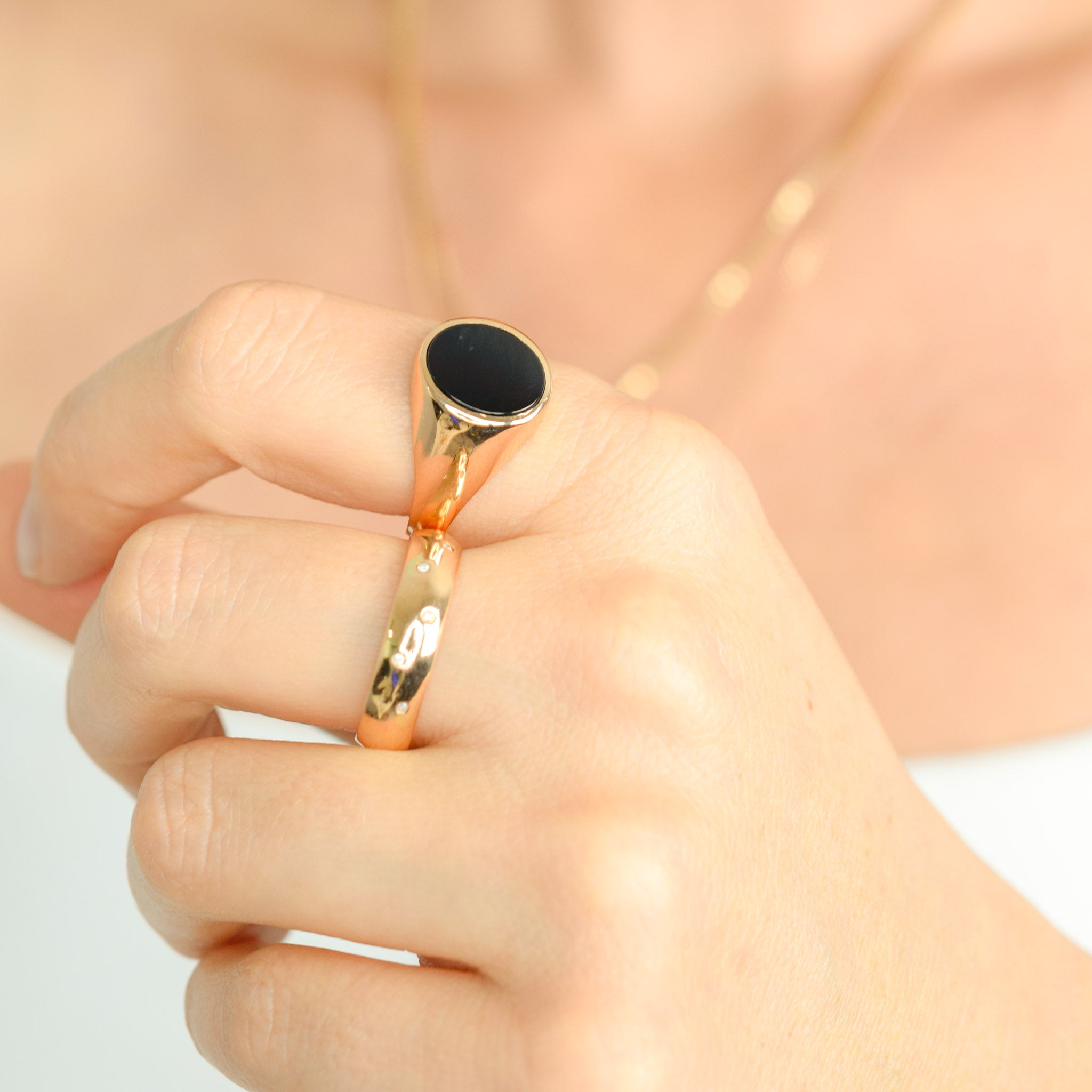 Onyx Signet Ring