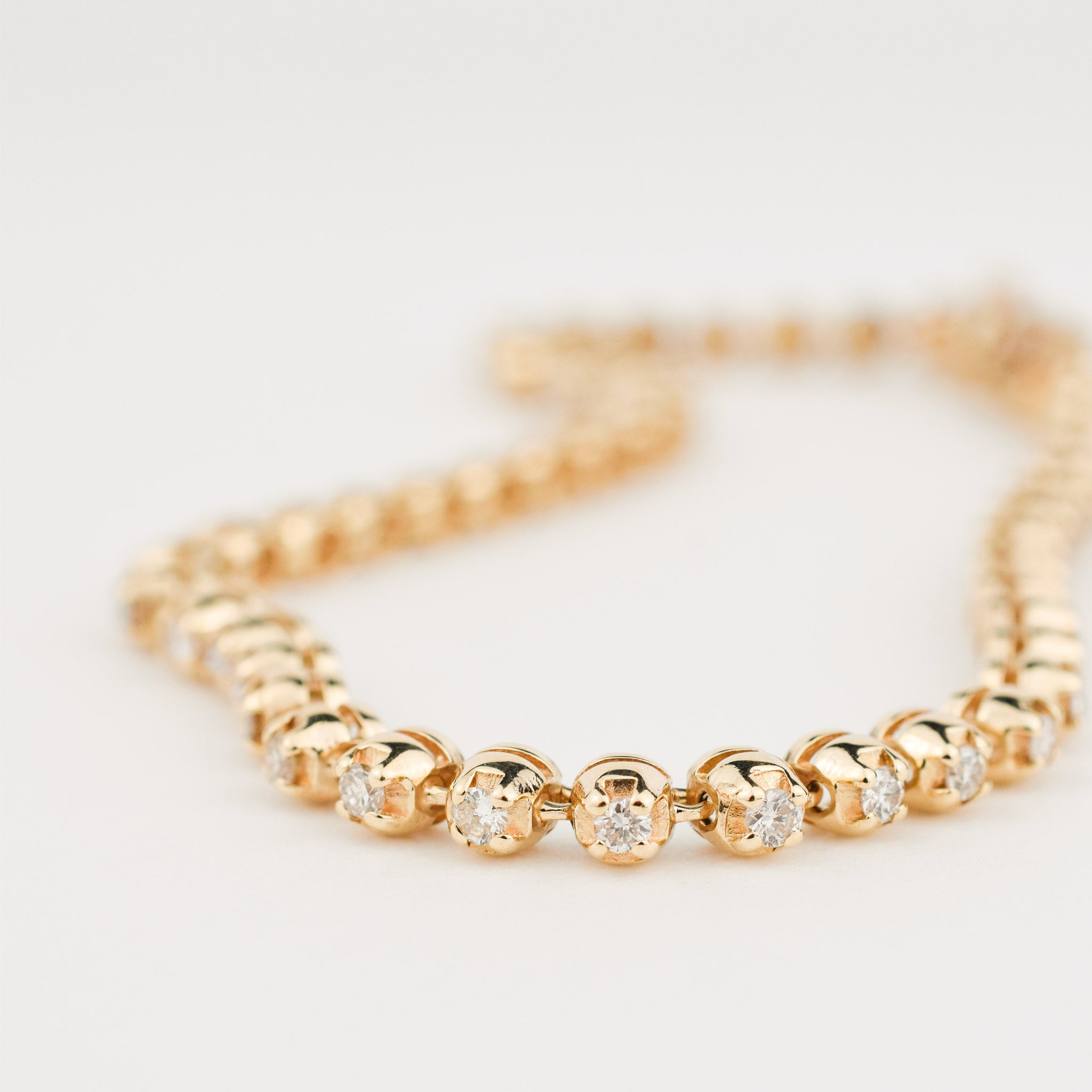 vintage gold incredible diamond tennis bracelet, folklor vintage jewelry canada