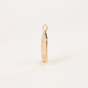 vintage gold pisces charm pendant, folklor vintage jewelry canada