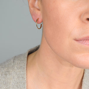 Tapered Half-Hoop Earrings