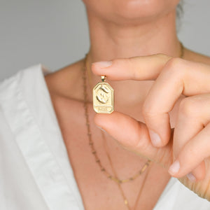 Geometric Pisces Pendant
