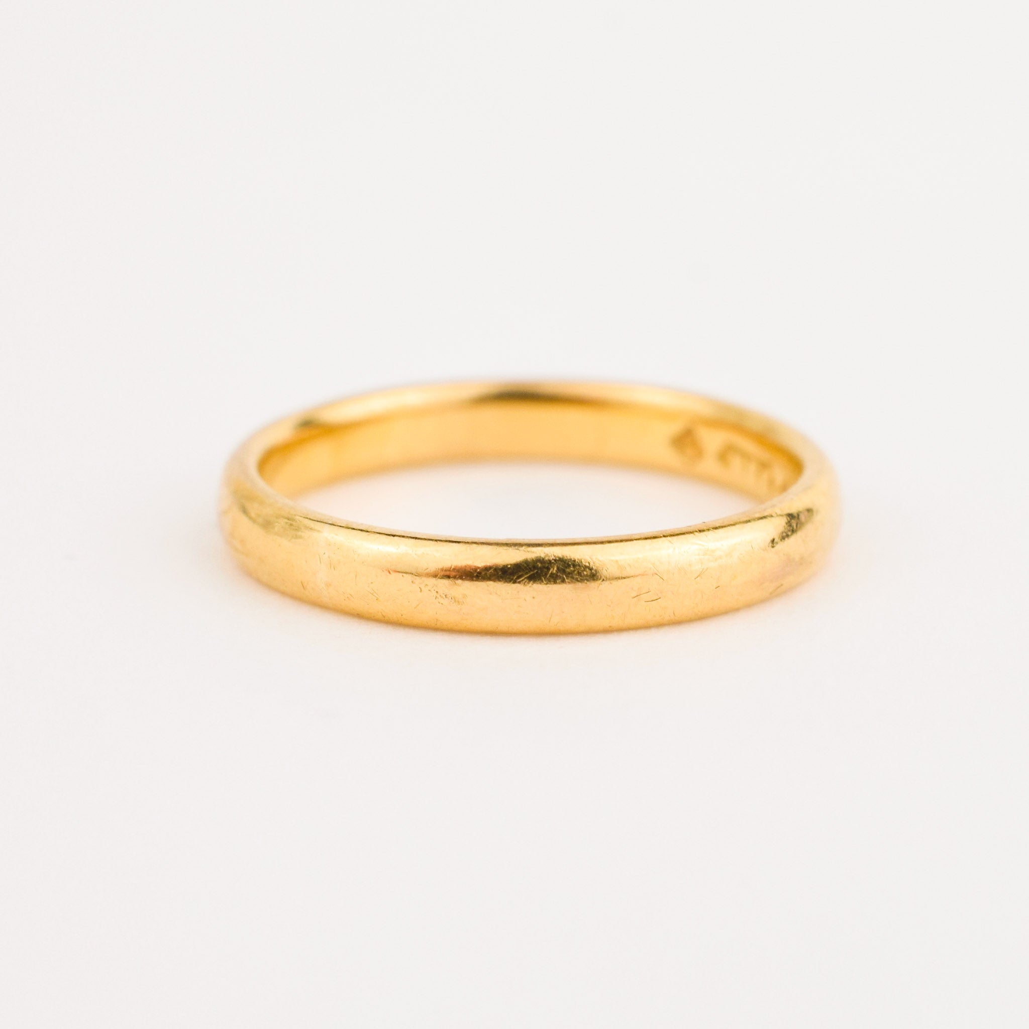22k vintage gold band, folklor vintage jewelry canada