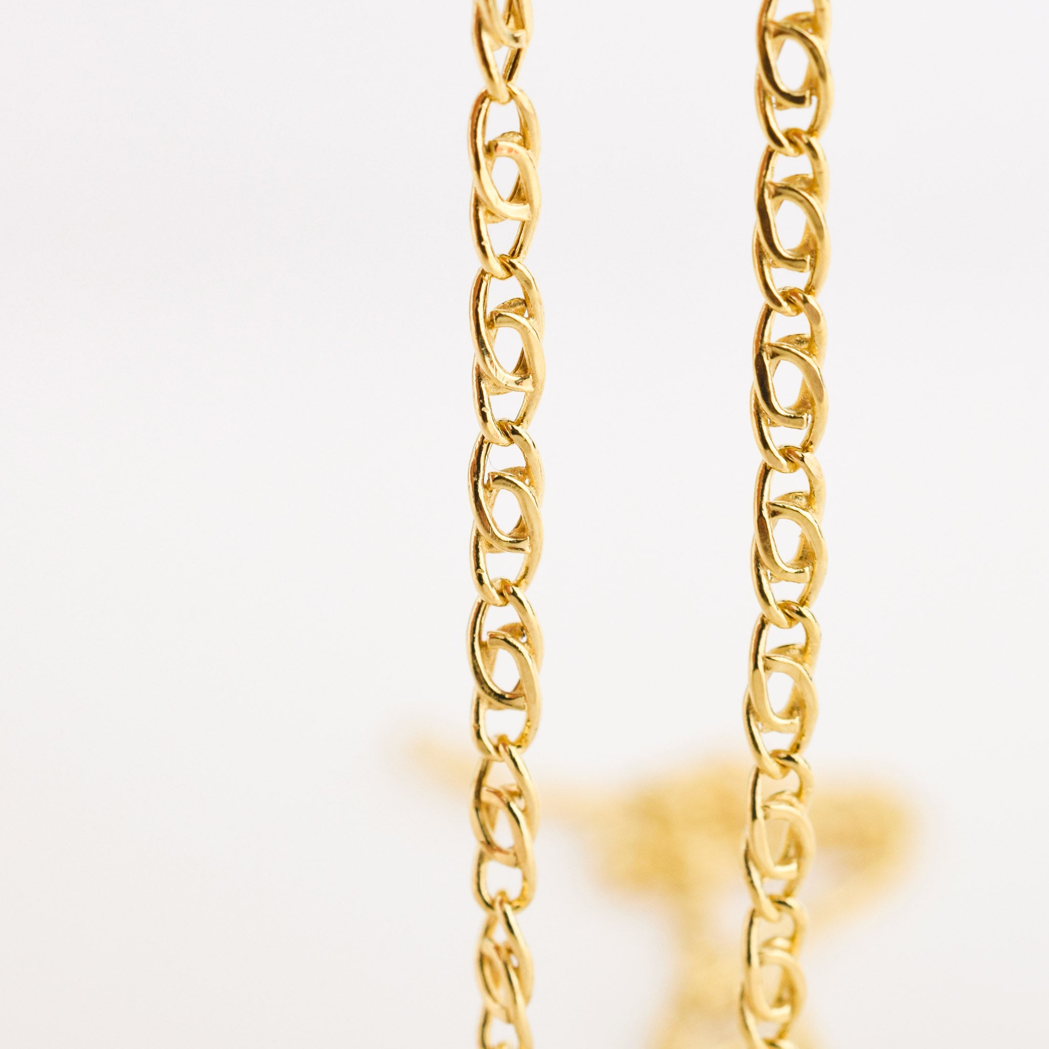 gold infinity link chain necklace, folklor 