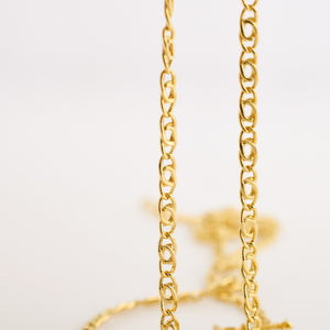 gold infinity link chain necklace, folklor 