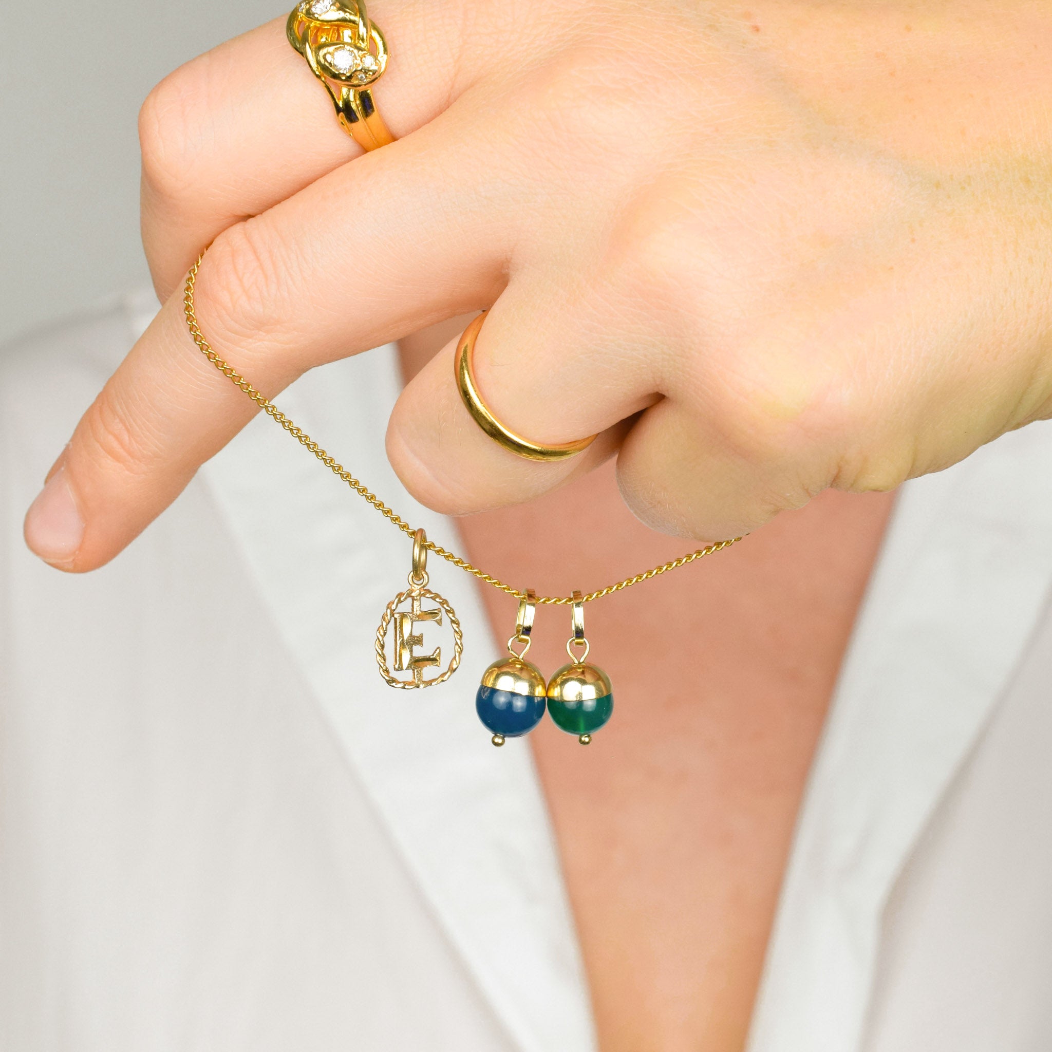Endearing 'E' Pendant