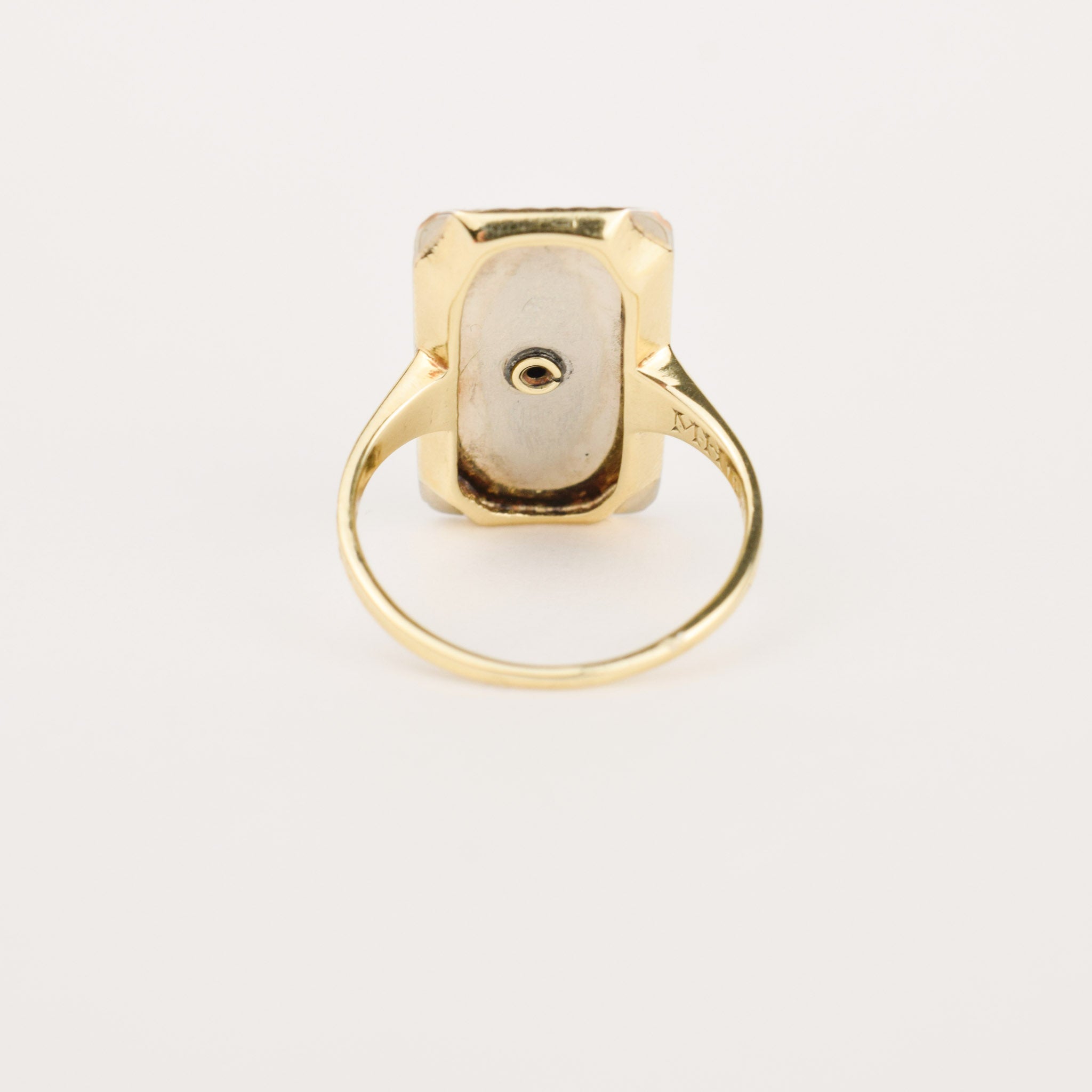 antique onyx and diamond ring, folklor vintage jewelry canada