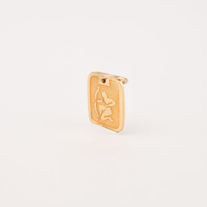 small sagittarius charm pendant, folklor vintage jewelry canada
