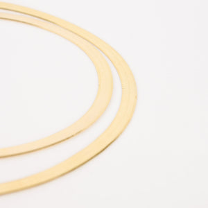16" gold Herringbone Chain necklace, folklor vintage jewelry canada