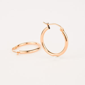 Classic Gold Hoops