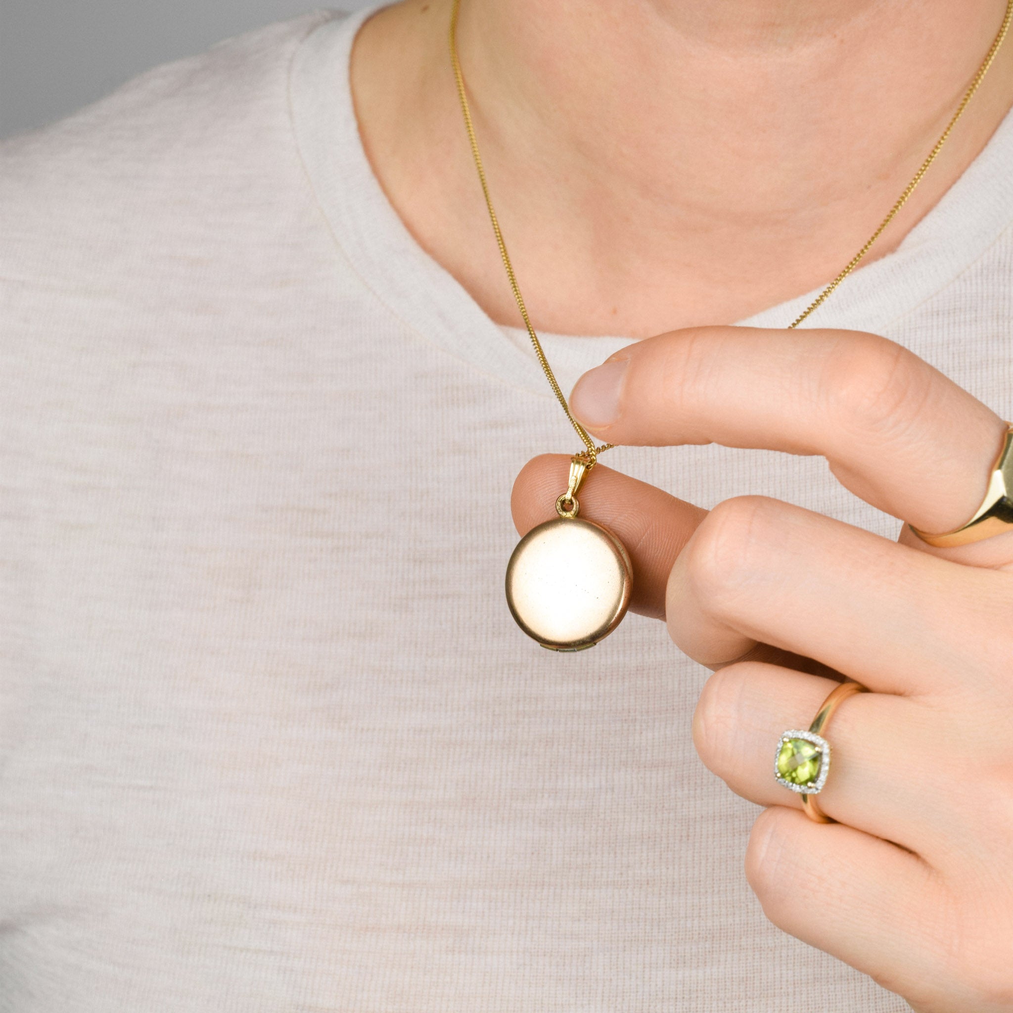 Round Antique Locket 