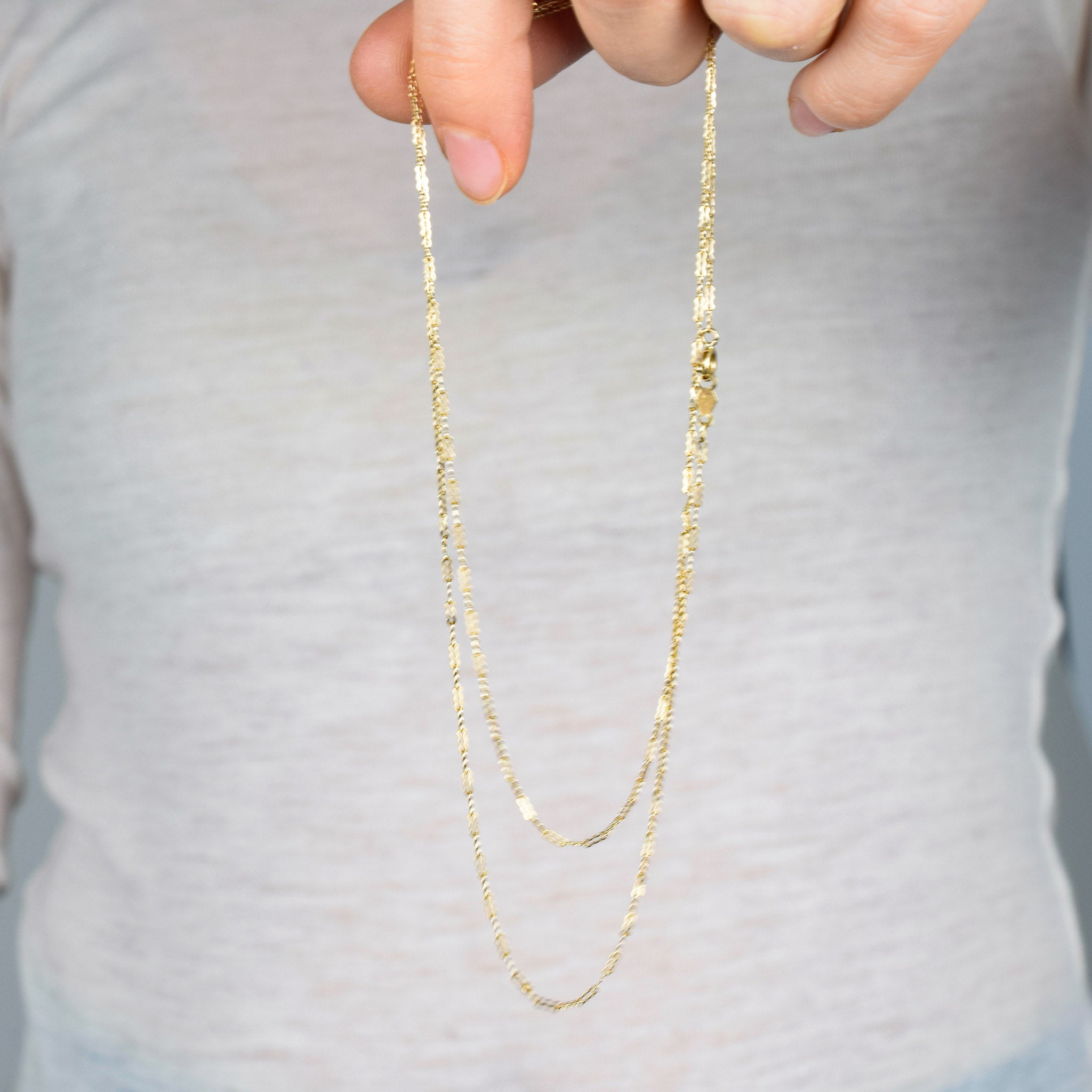 vintage gold chain necklace
