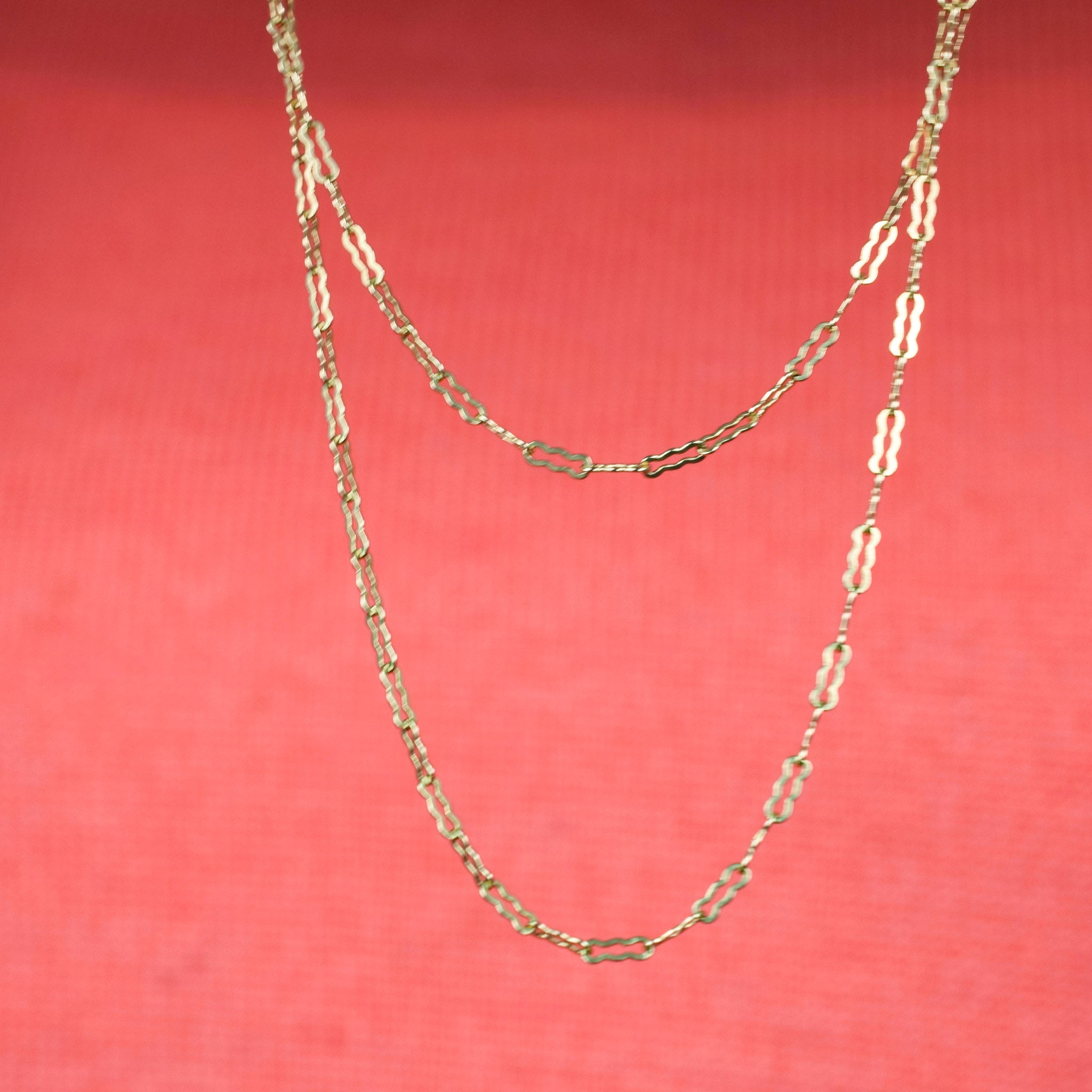 vintage gold chain necklace