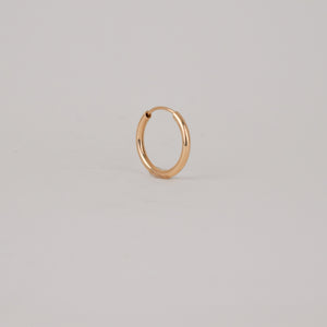 vintage gold sleeper hoop earrings, folklor
