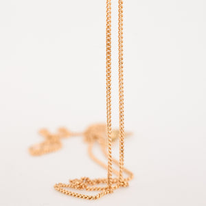 16.5" Dainty Curb Chain Necklace