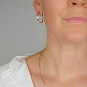Medium Gold Hoop earrings