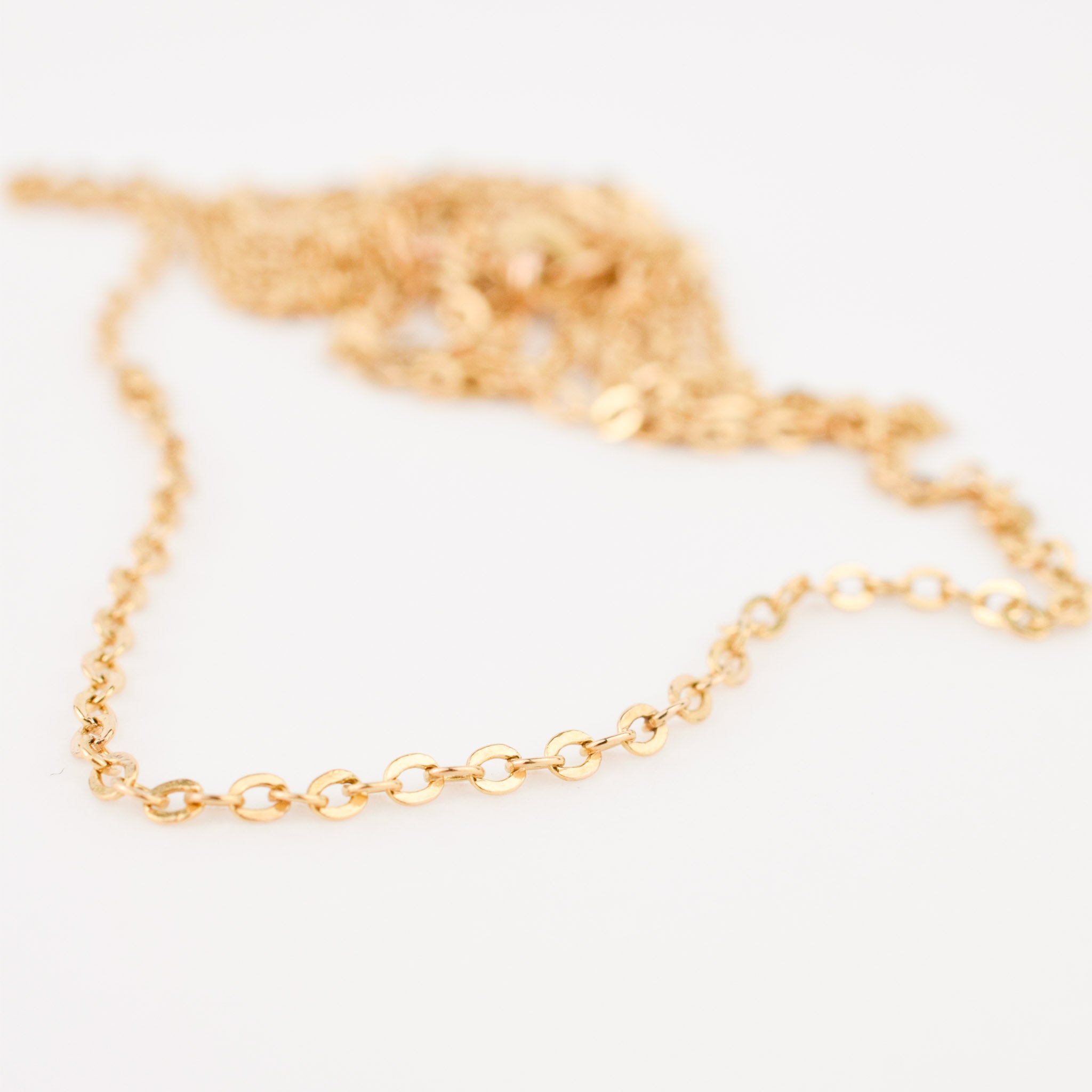 22.5" Sparkling Rolo Chain 