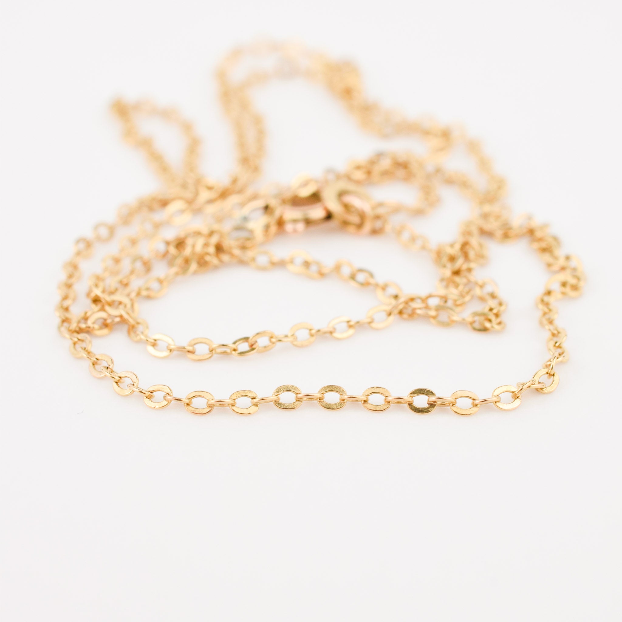 22.5" Sparkling Rolo Chain 