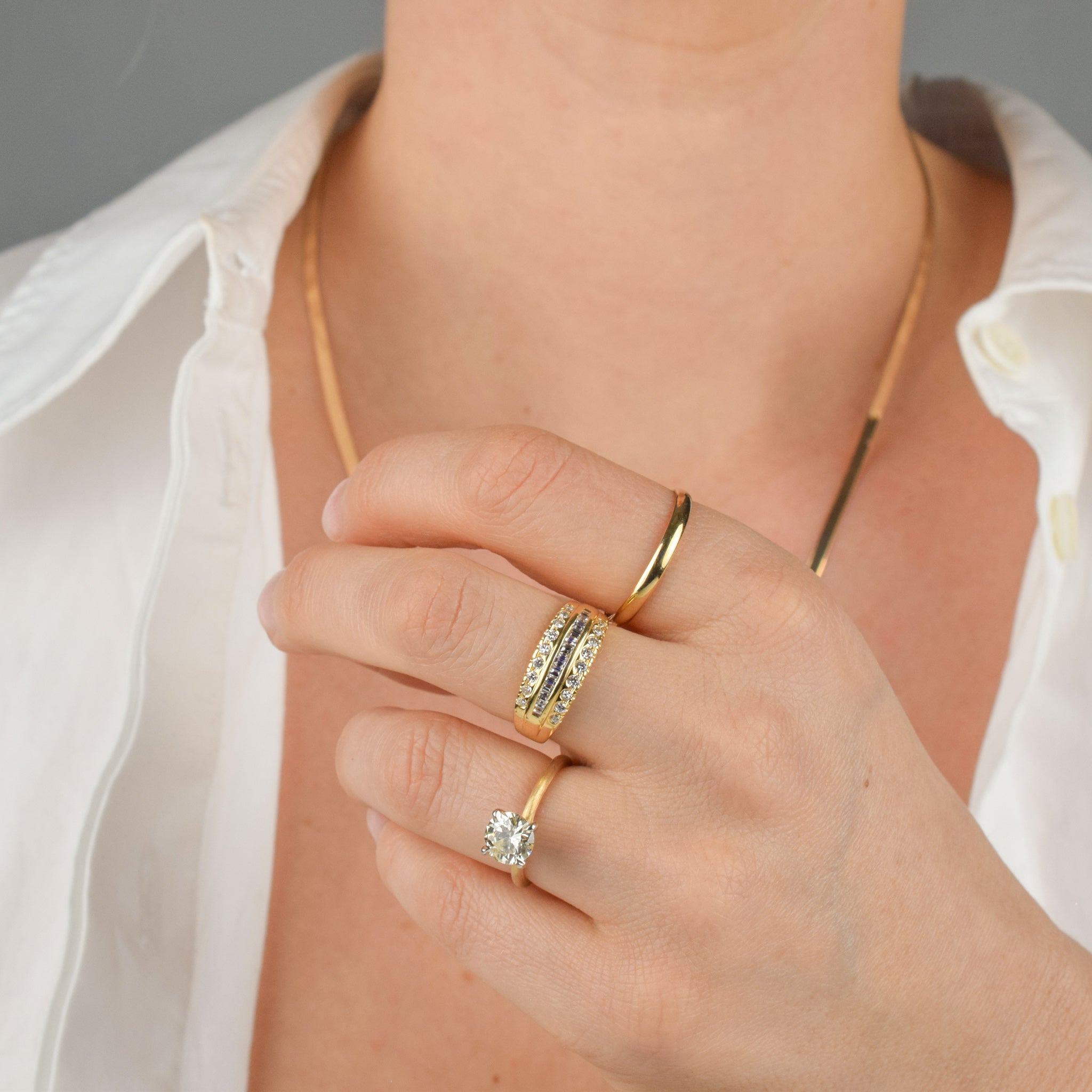 incredible vintage diamond ring, folklor