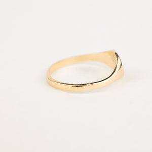 vintage 'A' signet ring