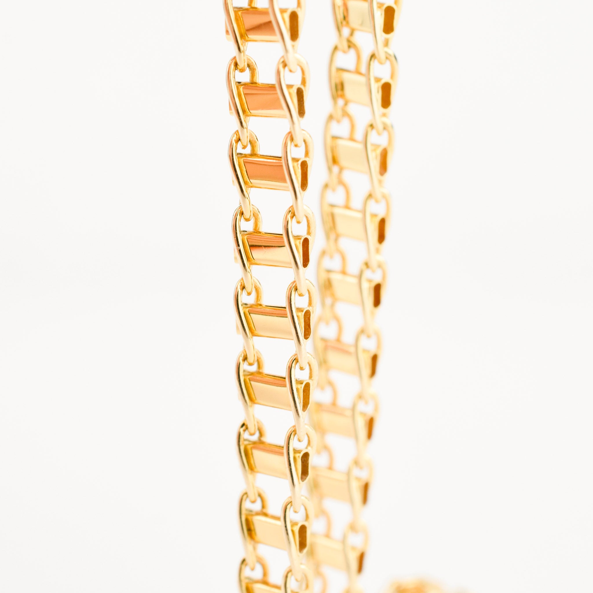 8" buttery track link bracelet