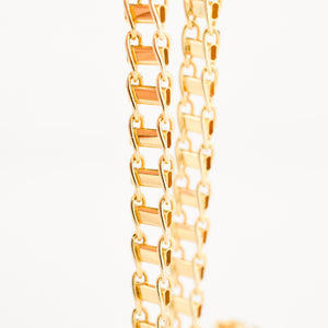 8" buttery track link bracelet
