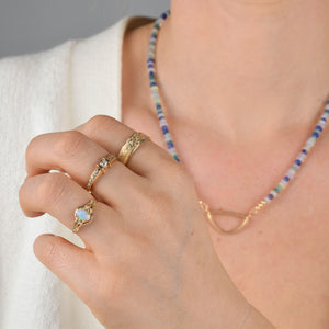 vintage gold opal ring, folklor 