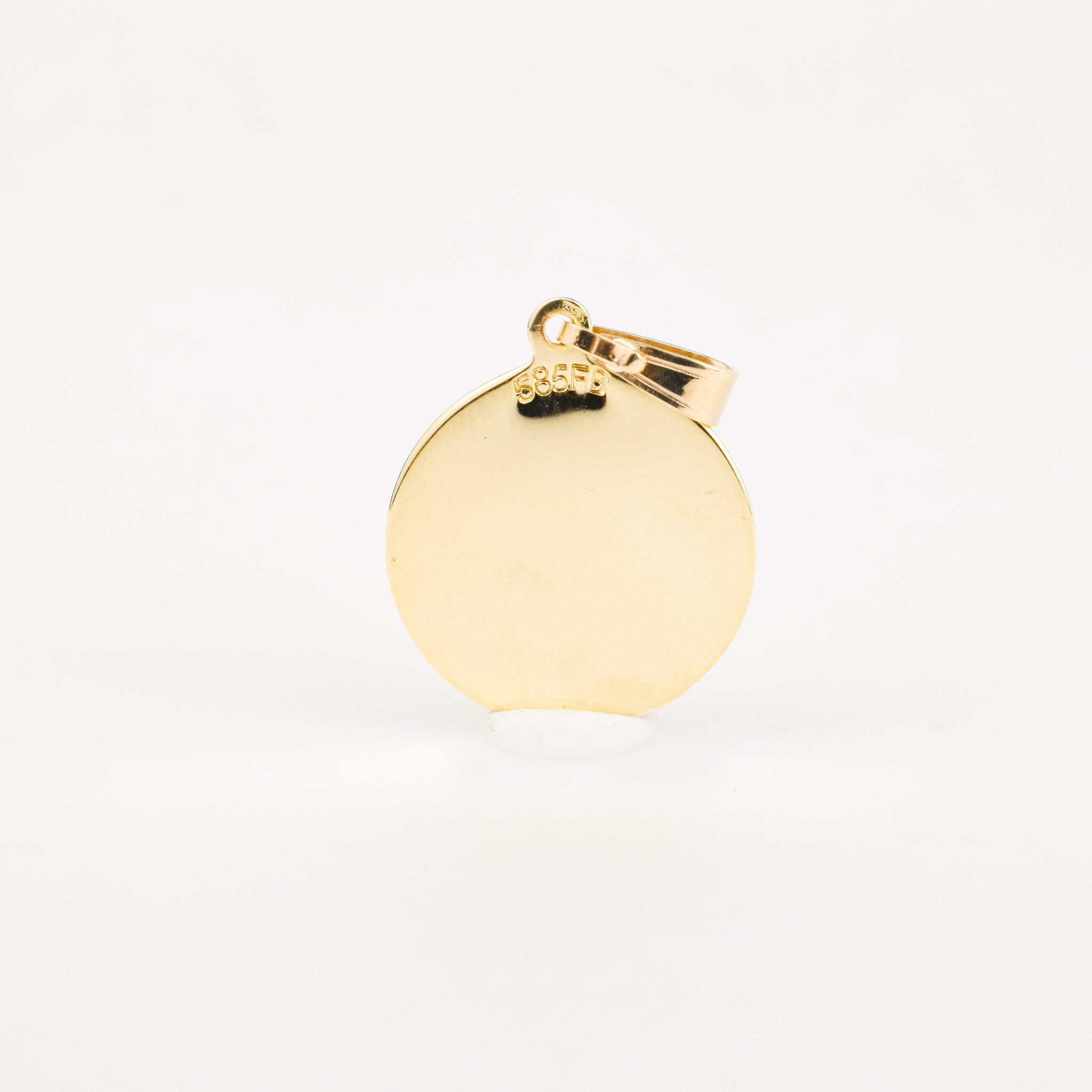 vintage gold Cancer Zodiac Pendant 